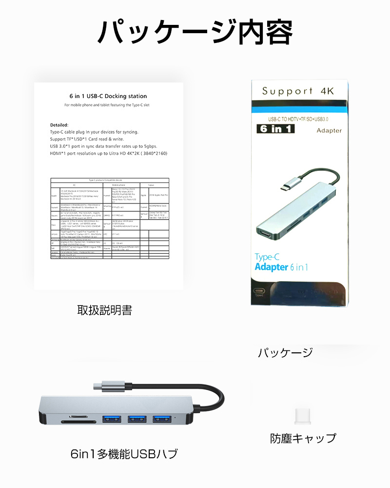 ドッキングステーション USB C ハブ HDMI出力ポート 3USB ポート 高速データ転送 MacBook Pro iPad Pro  ChromeBook等に対応 互換性抜群 耐久性抜群 超軽量 :994a1:明誠ショップ 通販 