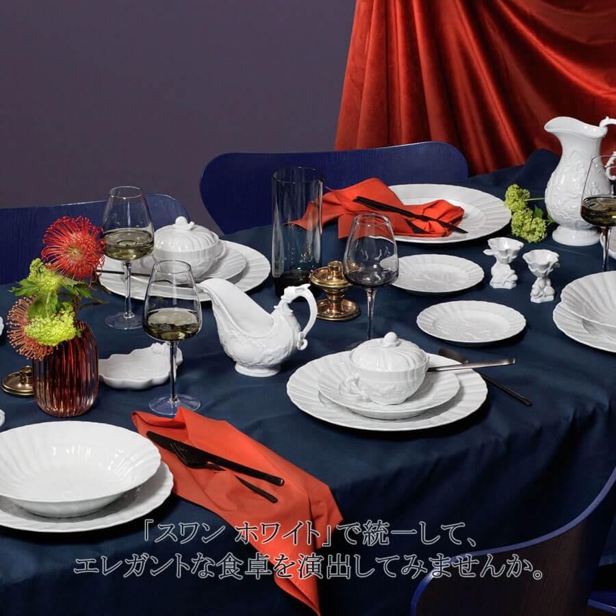 マイセン お皿 プレート 約15.5cm ディッシュ 「スワン ホワイト