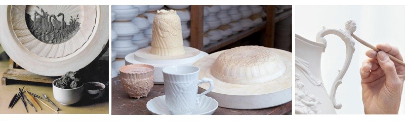 マイセン 大皿 プレート 約30cm プラター 「スワン ホワイト