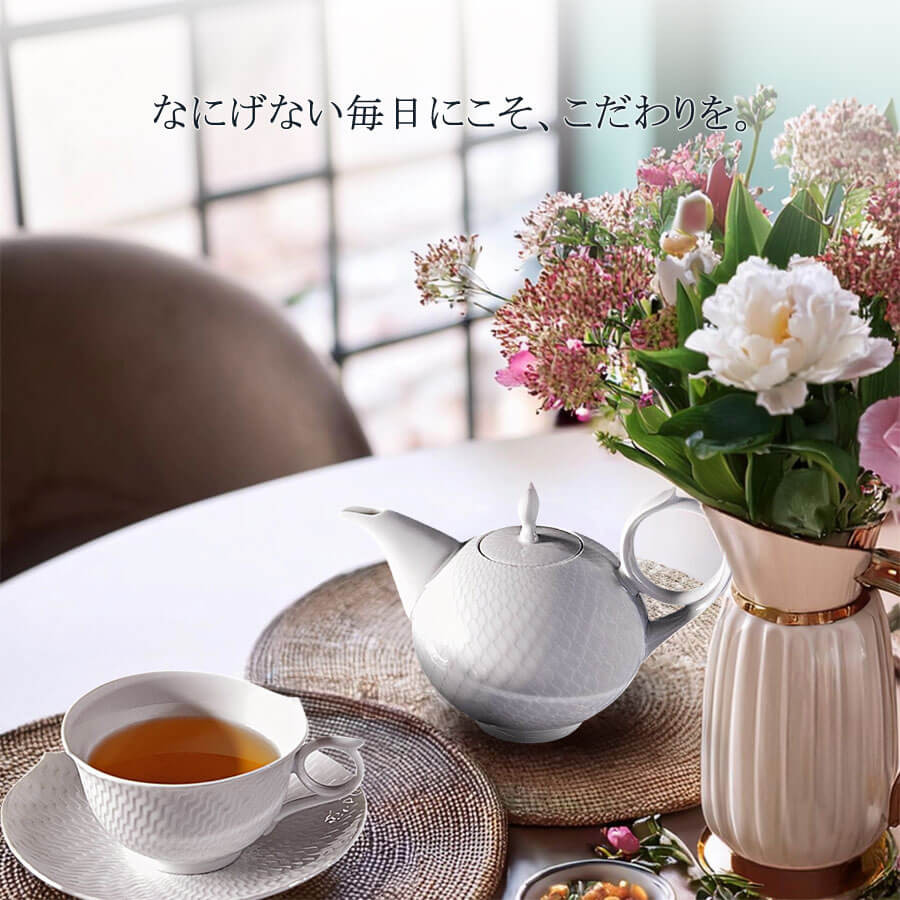 ☆未使用 MEISSEN ポット マイセン ミニポット 容量約450ml 「波の戯れ ホワイト」 プレゼント