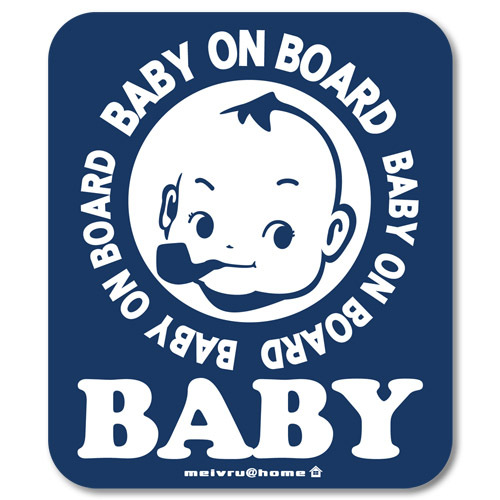ベビーインカー ステッカー  赤ちゃんが乗ってます BABY IN CAR babyincar （ステッカータイプ/カフェ）｜meivrushop｜04