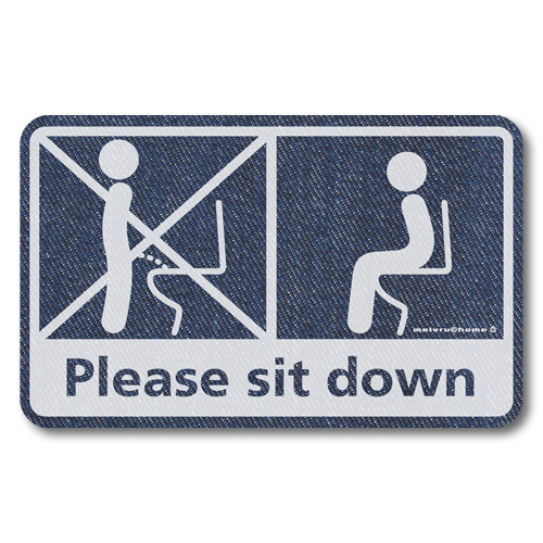 座りションステッカー トイレ ステッカー 立ちション禁止 座って 座る マナー シール 立たないでジョ〜!!全12色（pt/座りション）｜meivrushop｜04