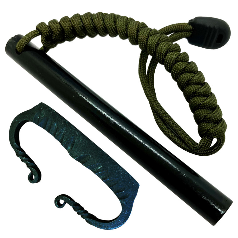 火打石 特大ストライカー付きフェロセリウムロッド 新潟三条発