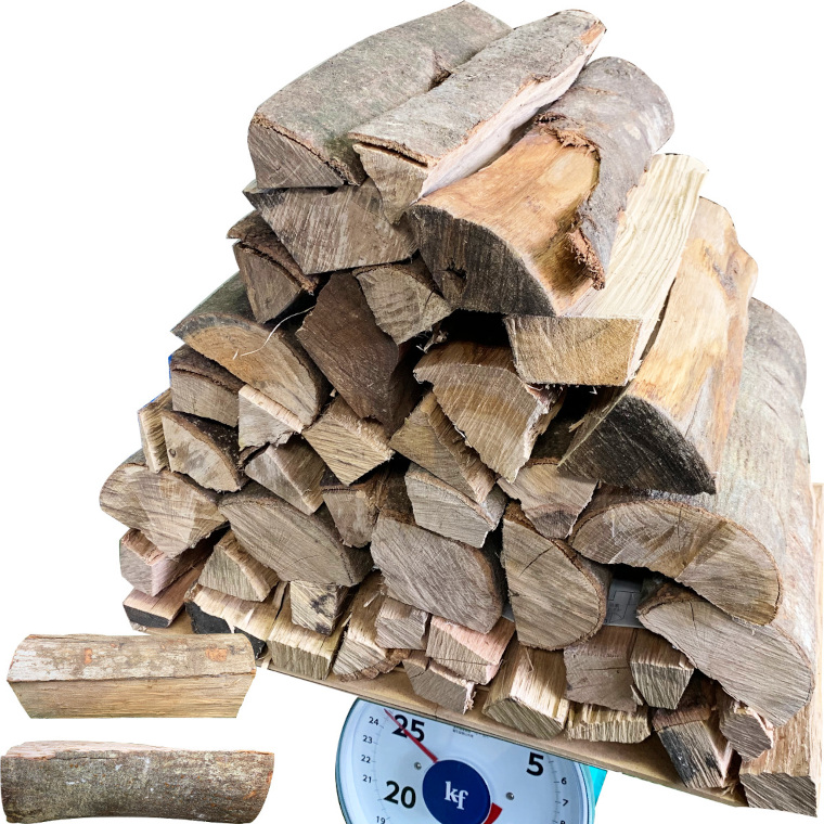 薪 樫の木 25kg 森の厳選 薪王 別格 国内最高峰 広葉樹乾燥薪 焚き火