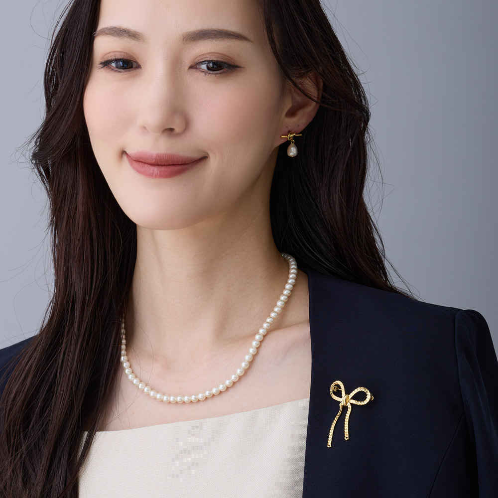 Melody Accessory（メロディーアクセサリー） ブローチ 日本製 K18GP