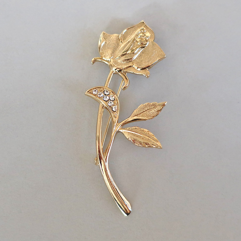 Melody Accessory（メロディーアクセサリー） ブローチ 日本製 K18GP