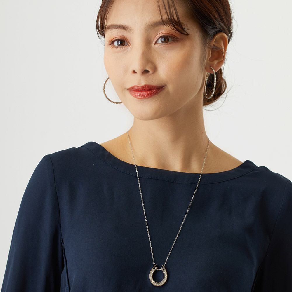 魅力の Accessory Melody ピアス エタニティ K18GP 日本製 イヤリング その他