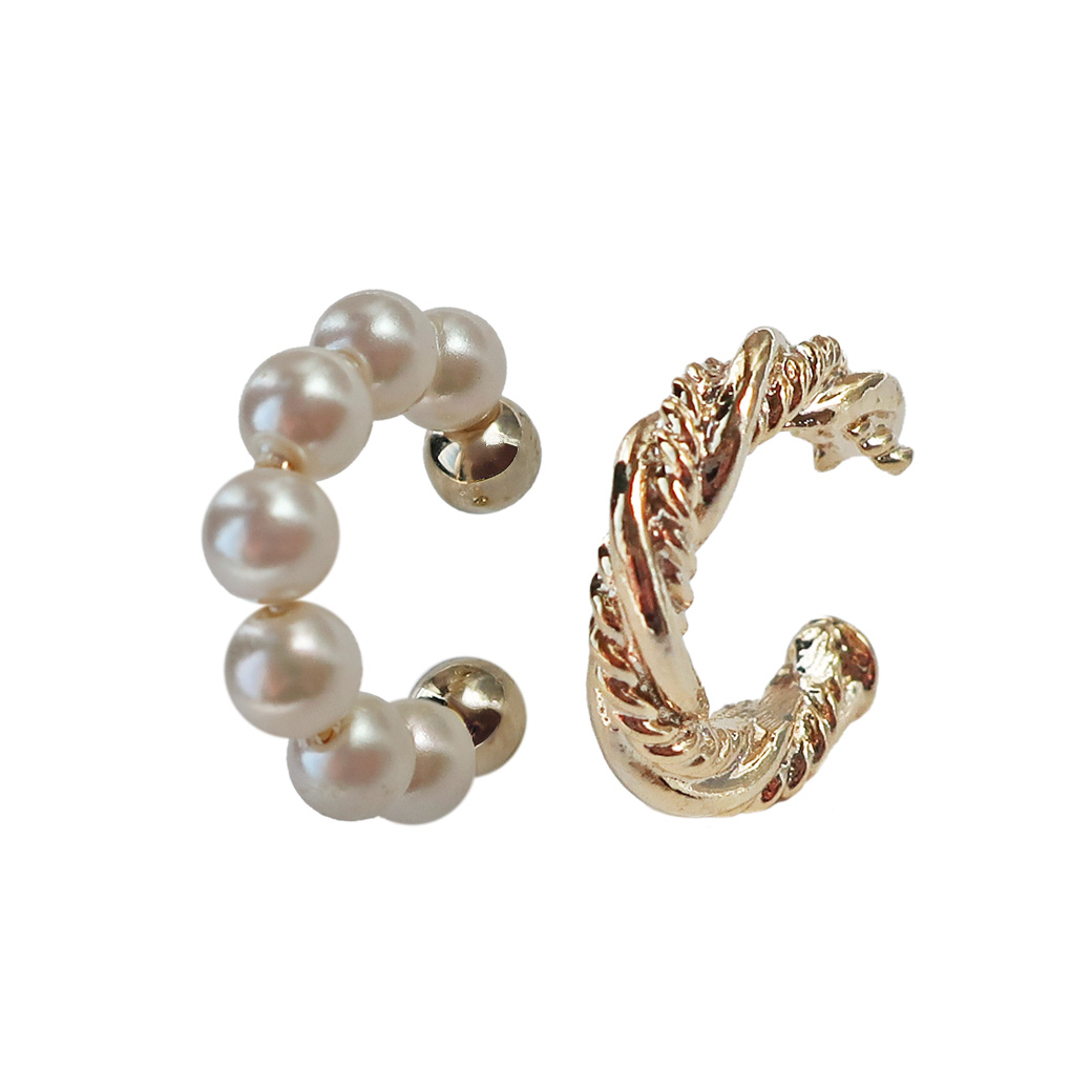 Melody Accessory（メロディーアクセサリー） イヤーカフ 2セット 金属