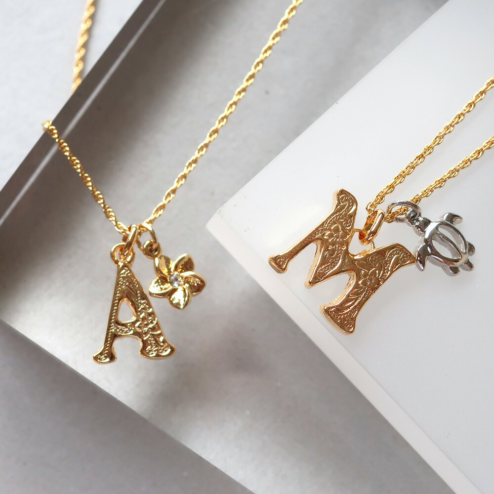 Melody Accessory（メロディーアクセサリー） ネックレス イニシャル