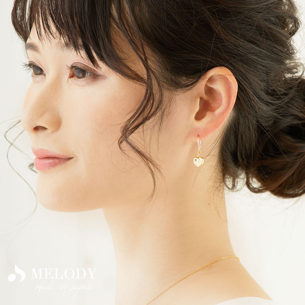 Melody Accessory ピアス イヤリング K18GP ノンホール ピアス