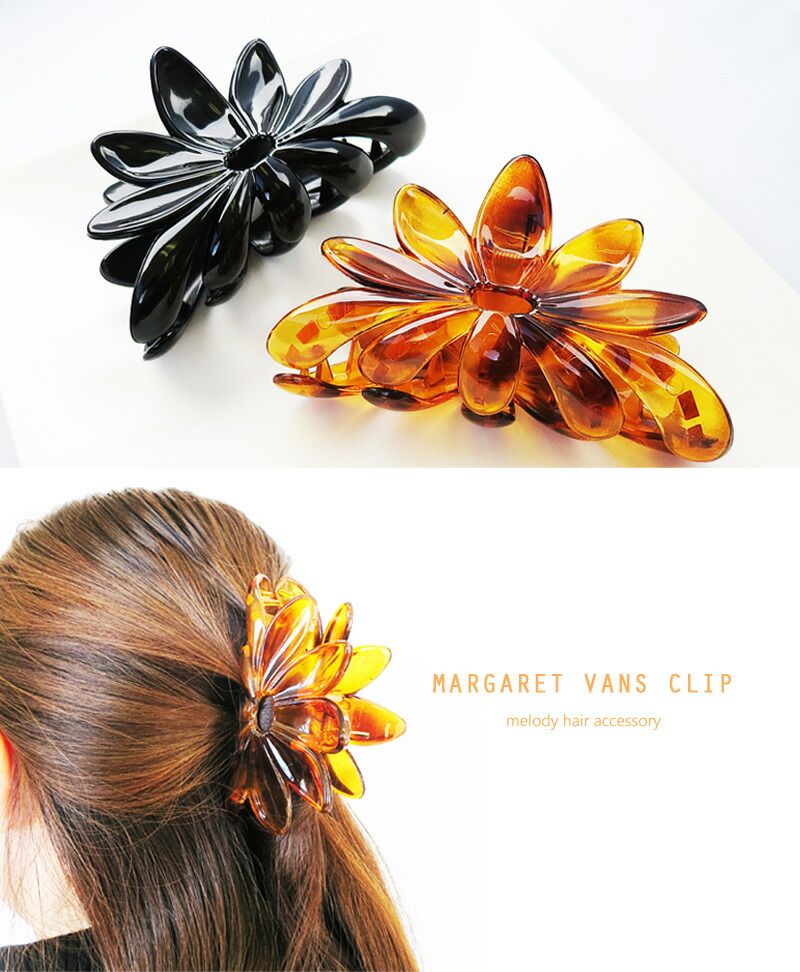 Melody Accessory ヘア アクセサリー クリップ マーガレット バンス  
