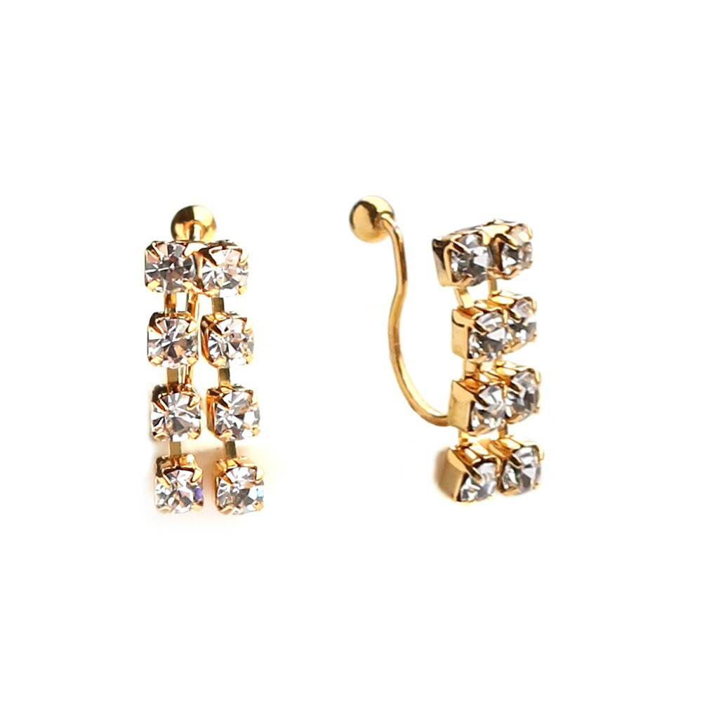 イヤリング ノンホールピアス ノンホールイヤリング かわいい 安い 30代 40代 50代 パーツ 痛くない 日本製 レディース メンズ 大ぶり おしゃれ 人気 18k 18金 Nt 12 日本製 Melody Accessory 通販 Yahoo ショッピング