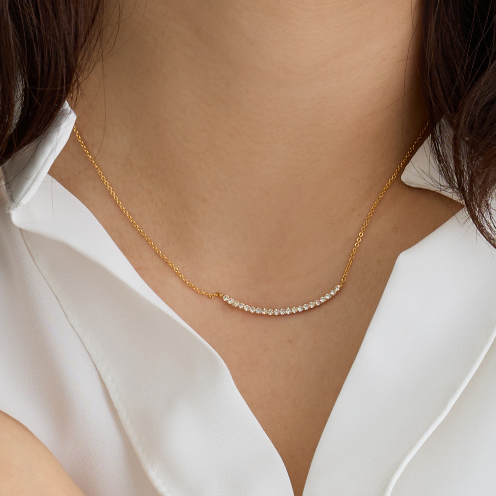 Melody Accessory（メロディーアクセサリー） ネックレス 日本製 K18GP