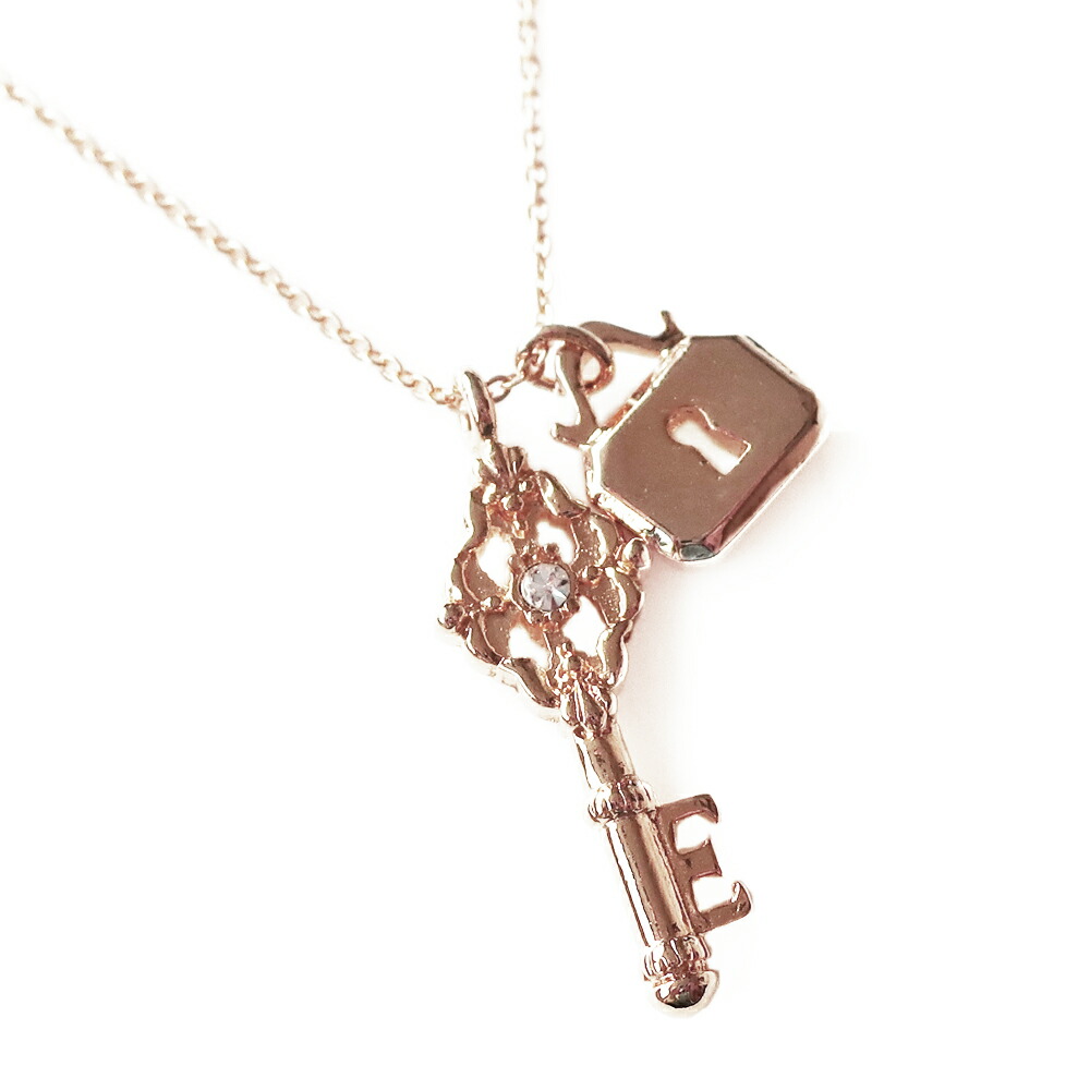 Melody Accessory ネックレス 日本製 K18GP 鍵 キー アリス