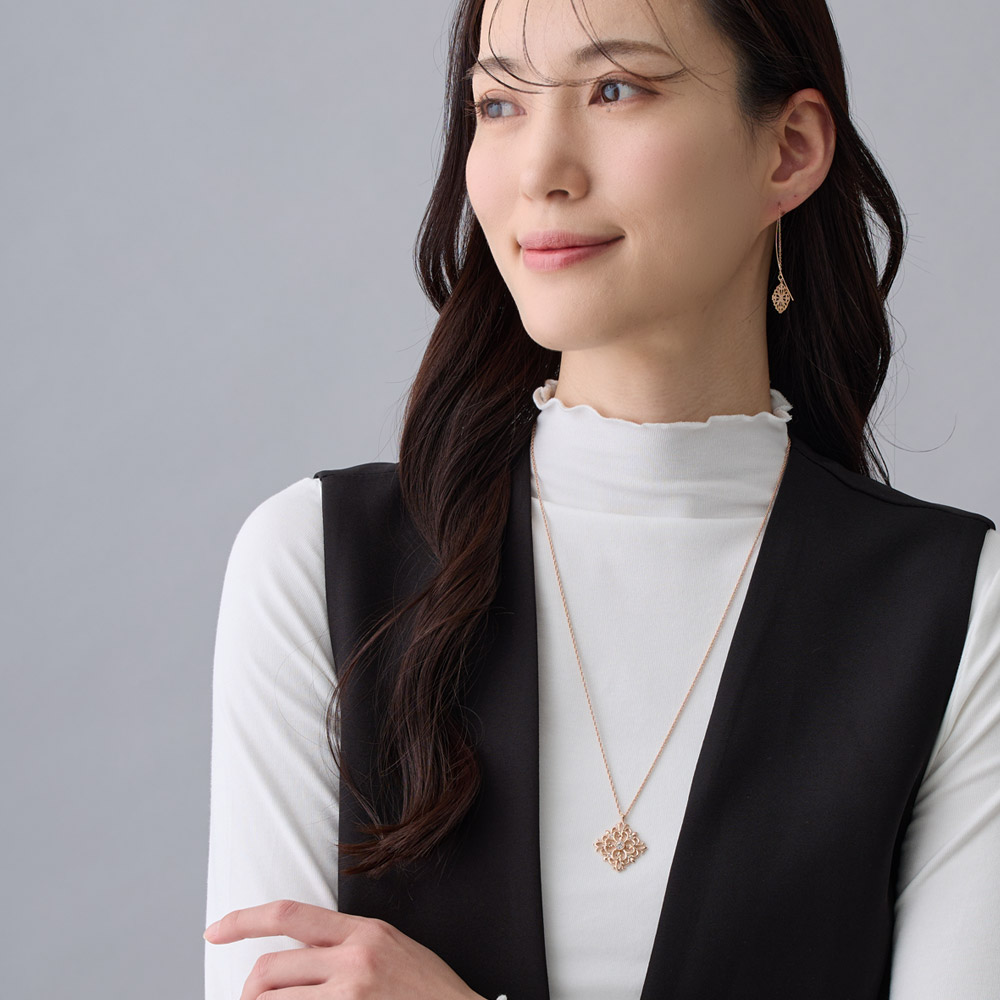Melody Accessory ネックレス ロングネックレス 日本製