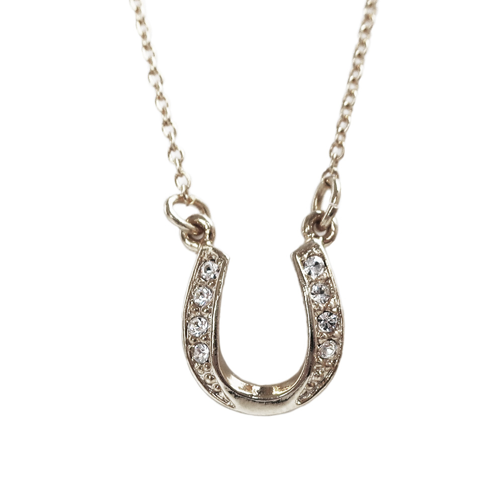 Melody Accessory ネックレス 馬蹄 ブランド k18gp 馬蹄型 日本