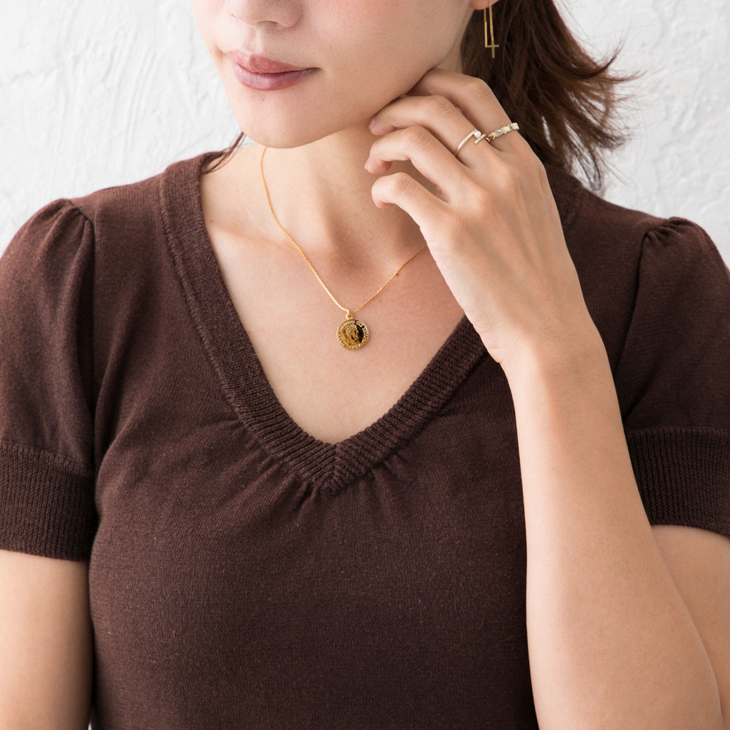 Melody Accessory（メロディーアクセサリー） ネックレス 日本製 K18GP