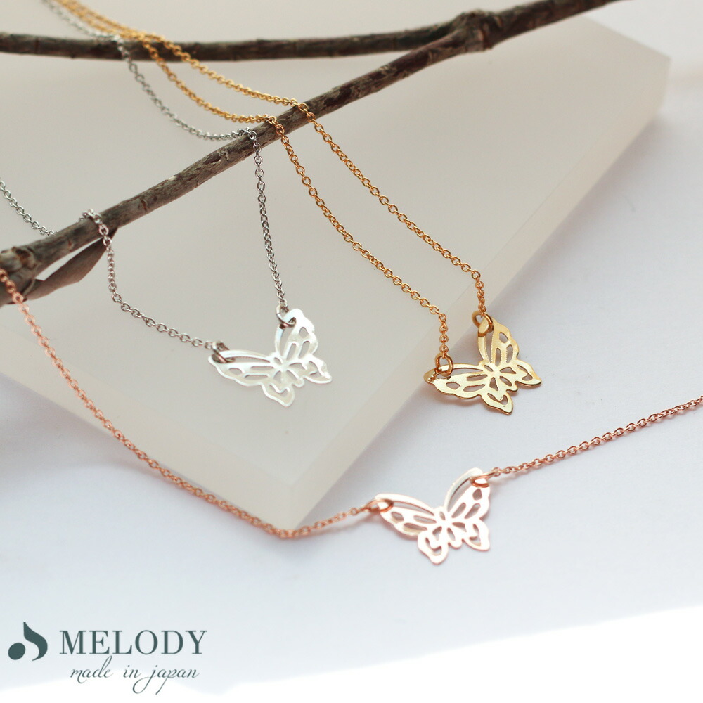Melody Accessory（メロディーアクセサリー） ネックレス 日本製 K18GP