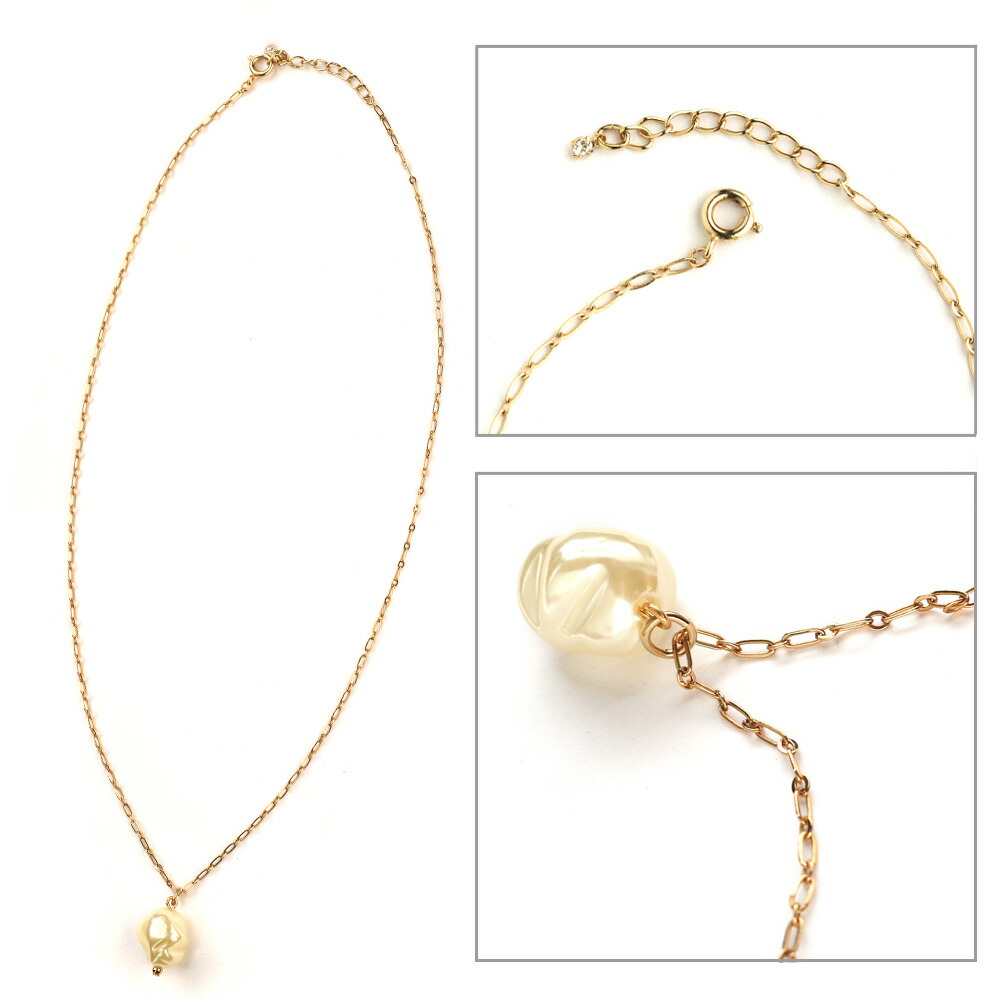 Melody Accessory（メロディーアクセサリー） ネックレス 日本製 K18GP