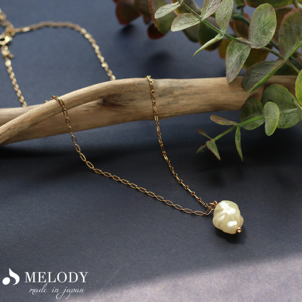 Melody Accessory（メロディーアクセサリー） ネックレス 日本製 K18GP