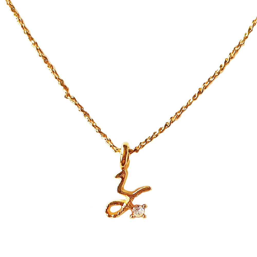 OREPICE ゴールド アルファベットF ネックレス OREPICE ゴールド アルファベットF ネックレス