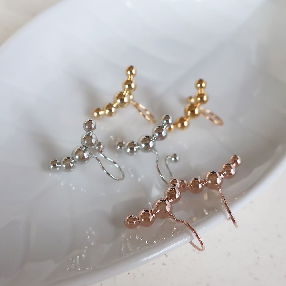 Melody Accessory ピアス イヤリング ノンホールピアス 日本製