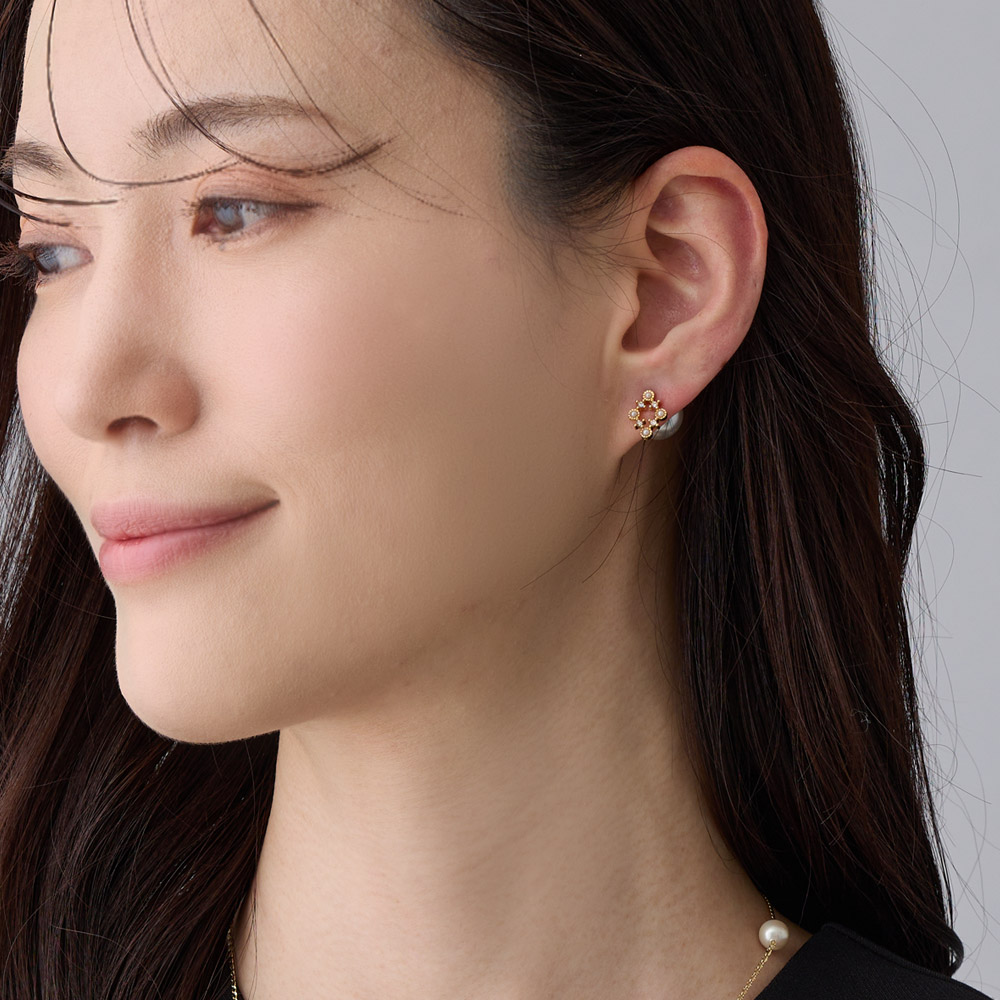 半額 50％OFFの通販 ピアス Accessory Melody ノンホール アラベスク イヤリング イヤリング・ノンホールピアス