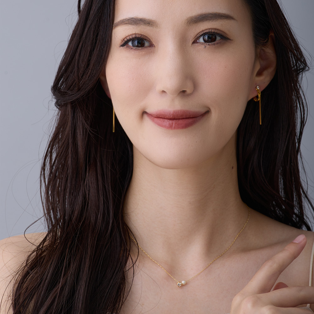 【激希少当店のみ】Moissanite 100ファセットピアス イヤリング可能 稀少石 スフェーン 宝石質ファセットカット *** (14Kgf・Silver