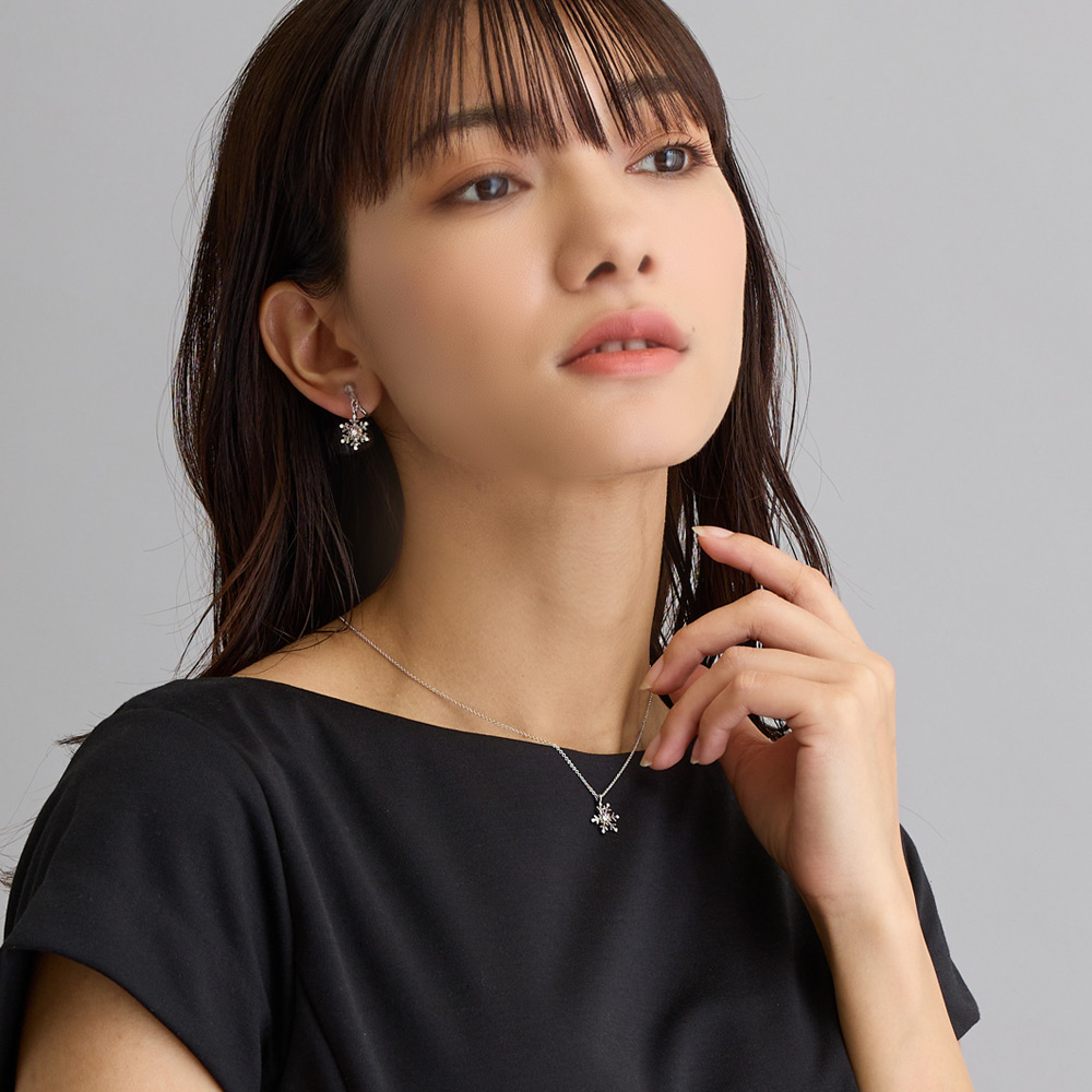 Melody Accessory イヤリング ピアス 日本製 K18GP