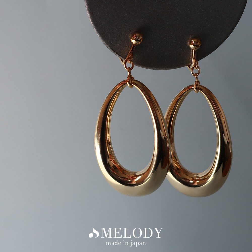 Melody Accessory イヤリング ピアス 日本製 おおぶり 大ぶり