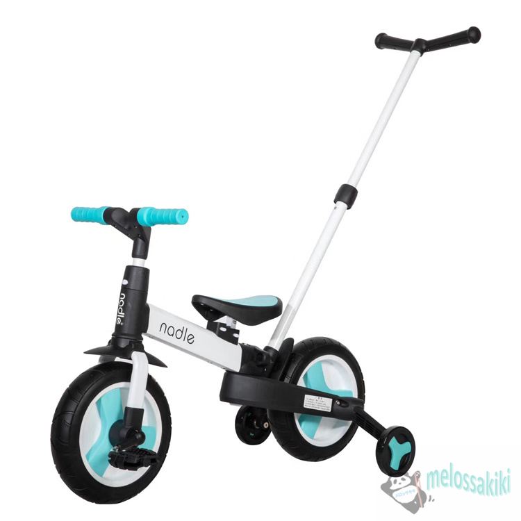 キッズバイク キックバイク バランスバイク 子供用 自転車 1歳 2歳 3歳 4歳 5歳 4way 収納 コンパクト おもちゃ 手押し棒 軽量 お誕生日 プレゼント | ブランド登録なし | 01