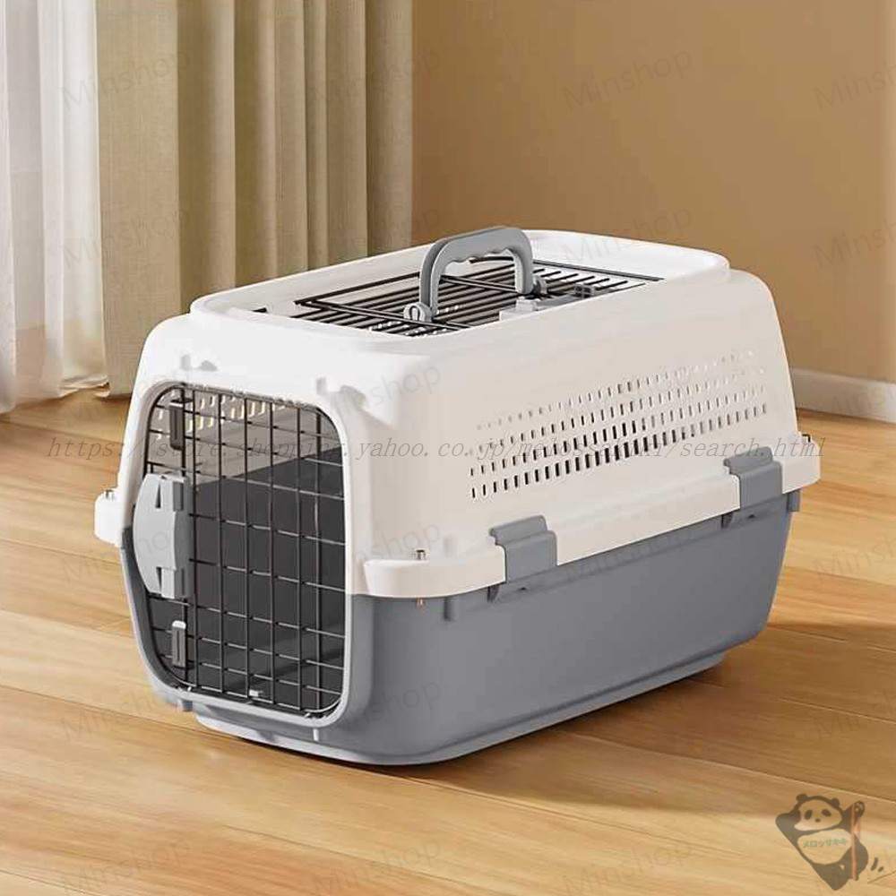 ペットキャリーケース ハード 小型 犬 猫 上扉 ペットキャリーバッグ 持ち運び 軽量 クレート ペットハウス ドッグキャリーバッグ 頑丈 旅行 車 | ブランド登録なし | 01