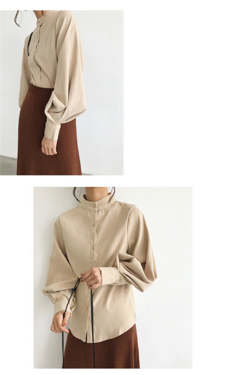 HEILIS ブラウス シャツ 「original」スリーブデザイン