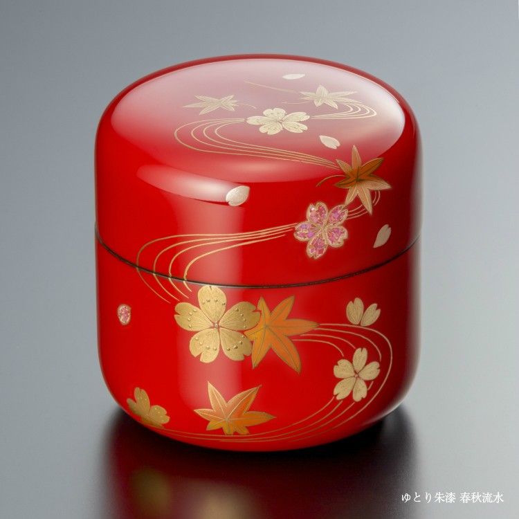 ミニ骨壷】【手元供養】桜木大容量の本漆骨壷 「蒔絵ゆとりシリーズ