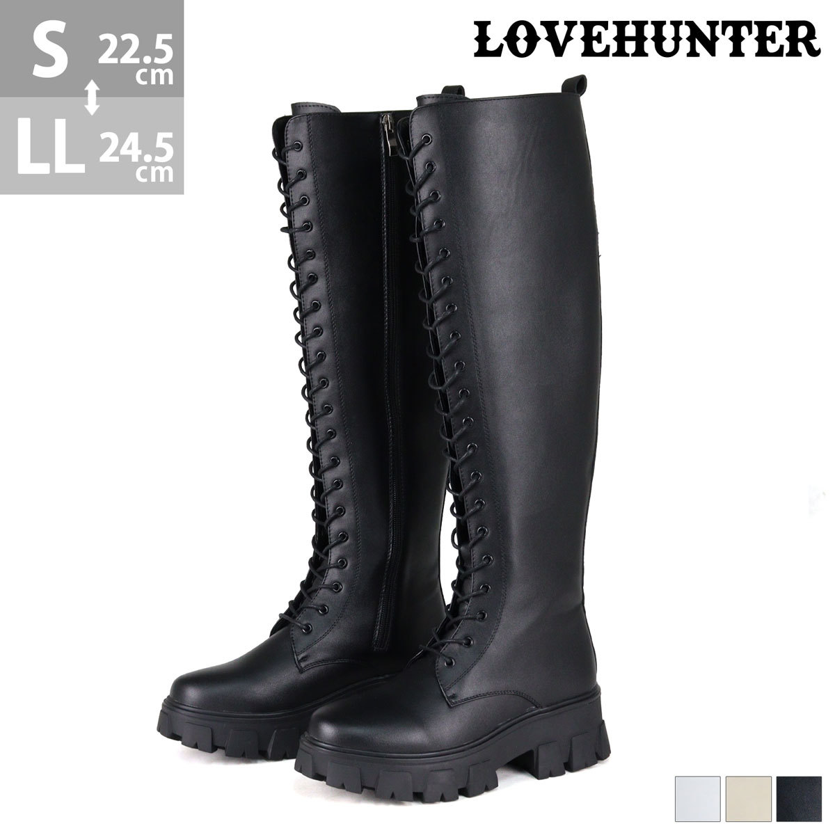 【Valentine Gauthier】Vロゴ PVCロングブーツ 20mm 関送無料 Valentine Gauthier】Vロゴ PVCロングブーツ 20mm 関送無料