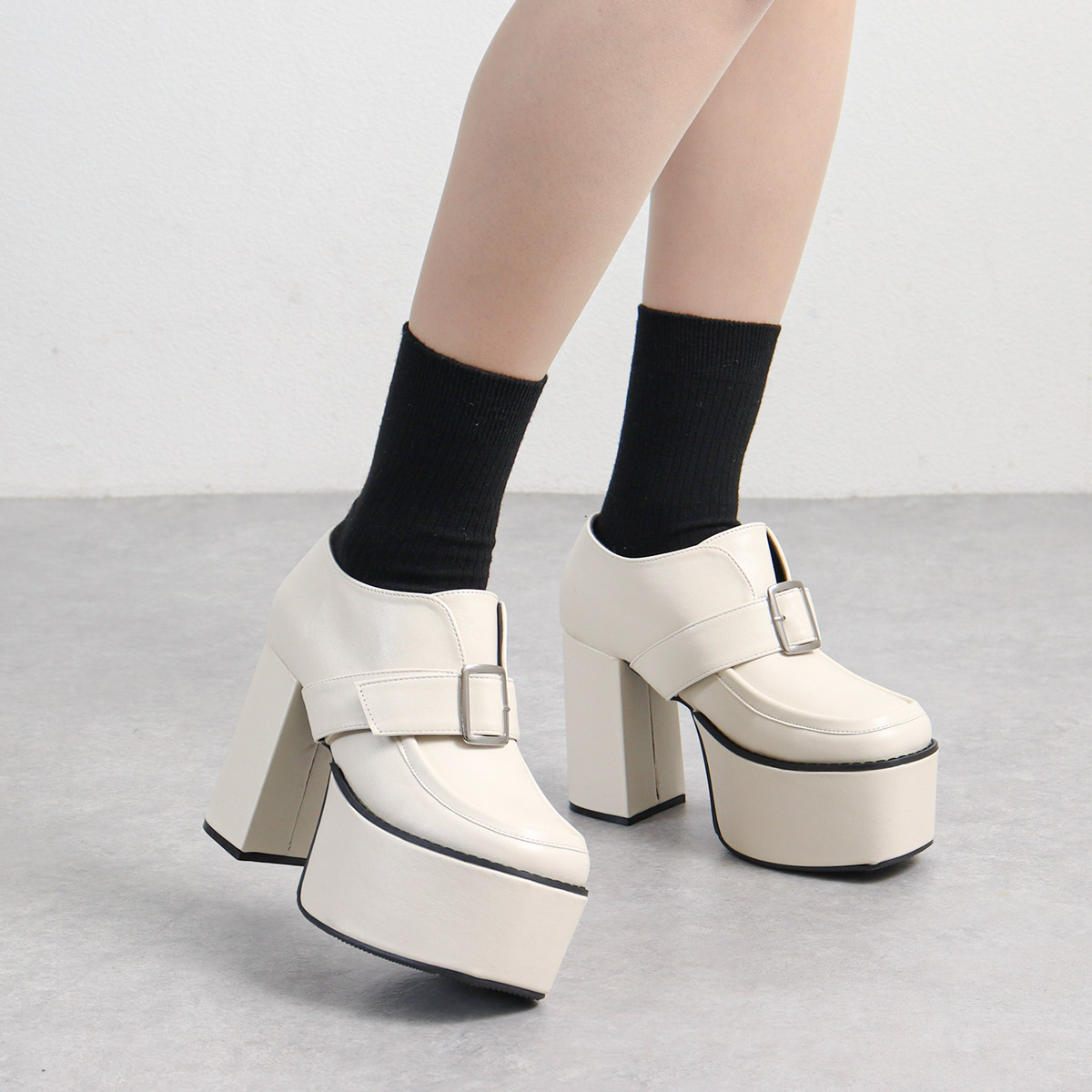 LOVEHUNTER（ラブハンター） ローファー レディース 厚底 11cmヒール