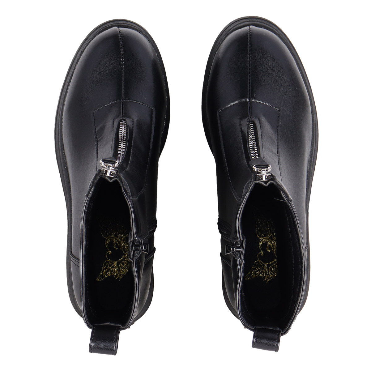 LOVEHUNTER（ラブハンター） ブーツ レディース ショート 厚底 黒 軽量