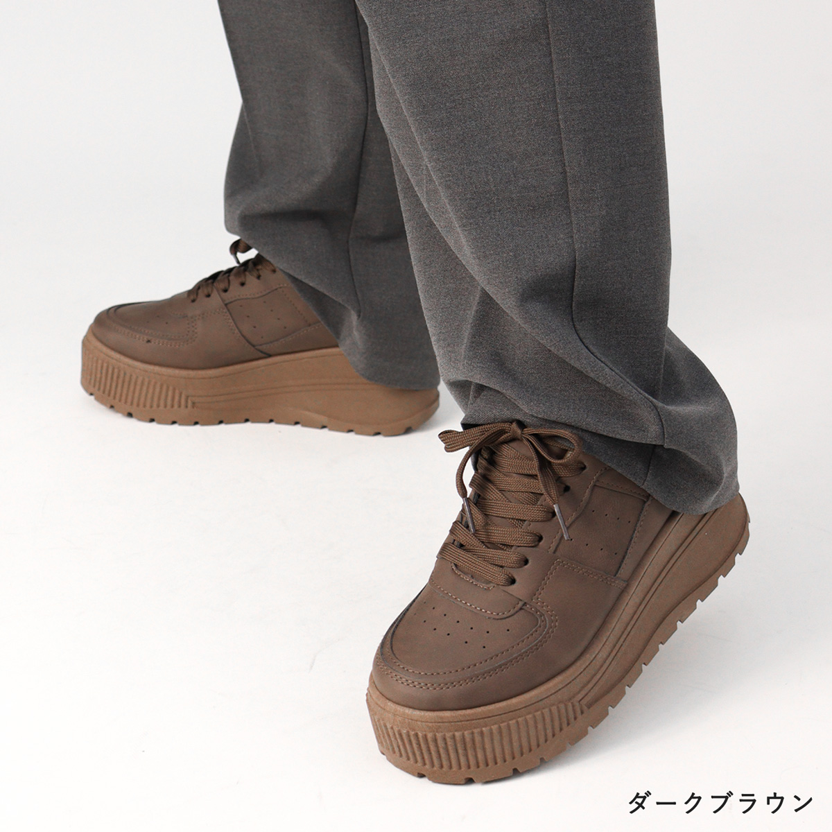 LOVEHUNTER（ラブハンター） スニーカー 厚底 レディース 紐