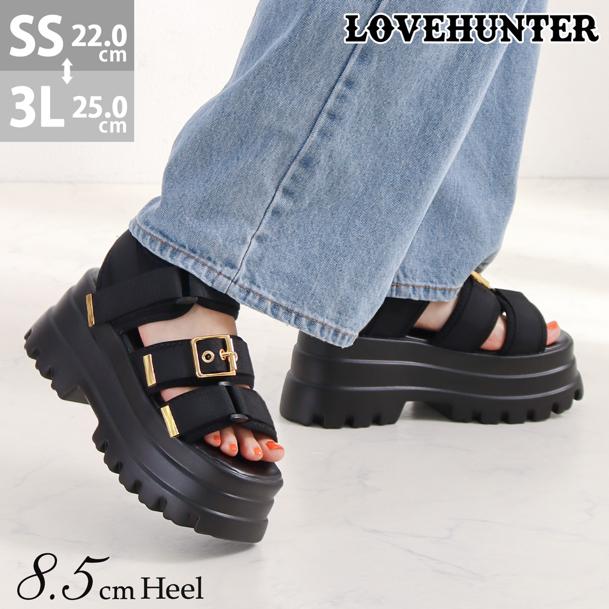 HUNTER スポーツサンダル ブラック22cm 楽天市場】22cm（ブランドハンター）（スポーツサンダル