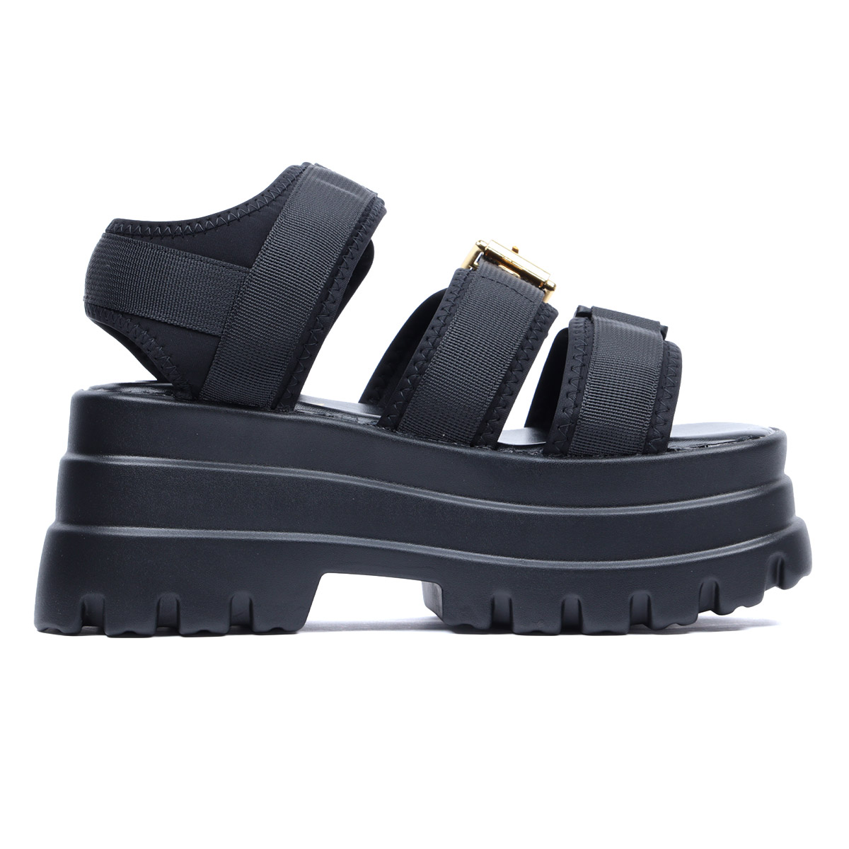 新品・未使用　HUNTER サンダル 黒 25cm HUNTER サンダル 「HUNTER」 U CITY REBEL NEO＆LEATHER BUCKLE