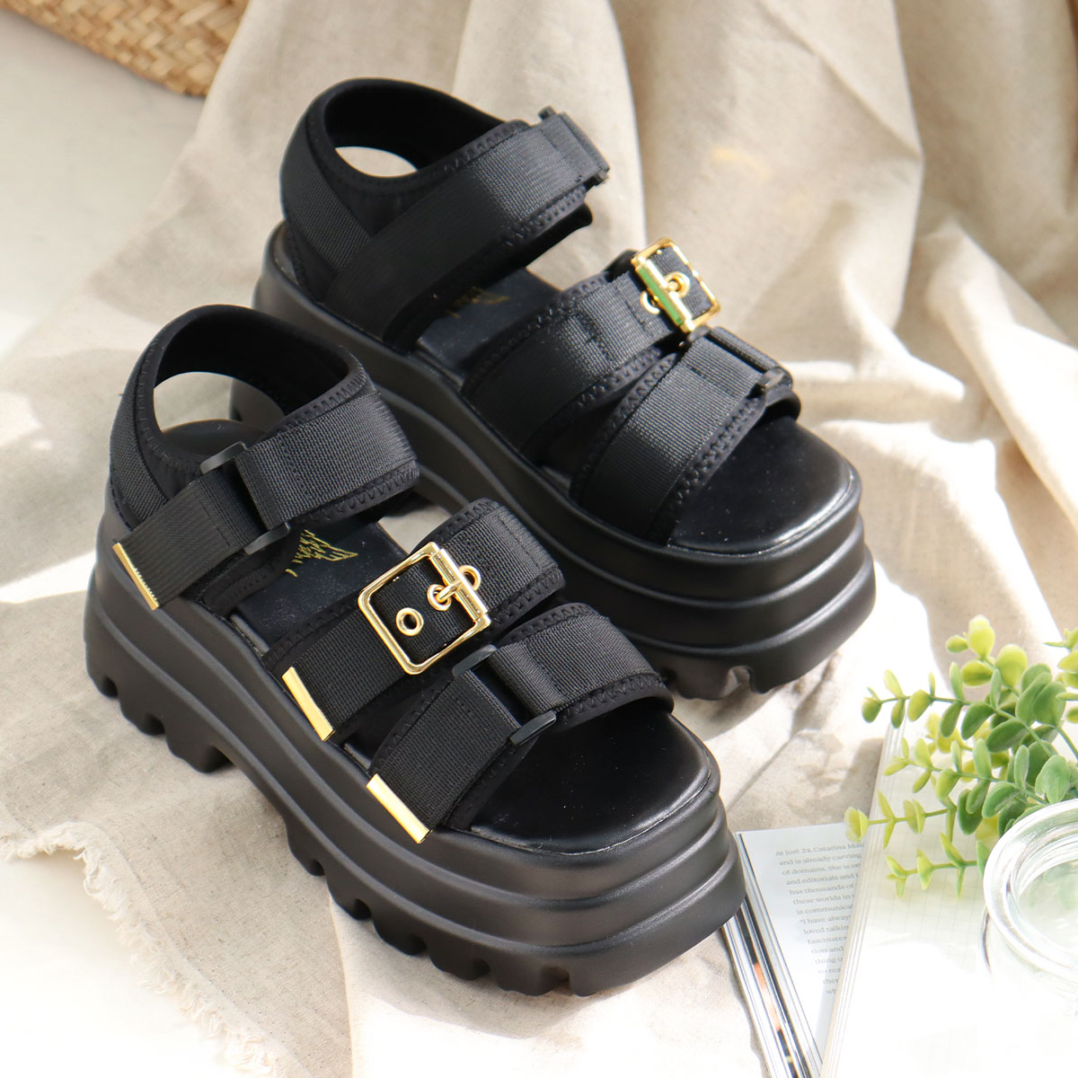 LOVEHUNTER サンダル レディース スポーツ 厚底 8.5cmヒール