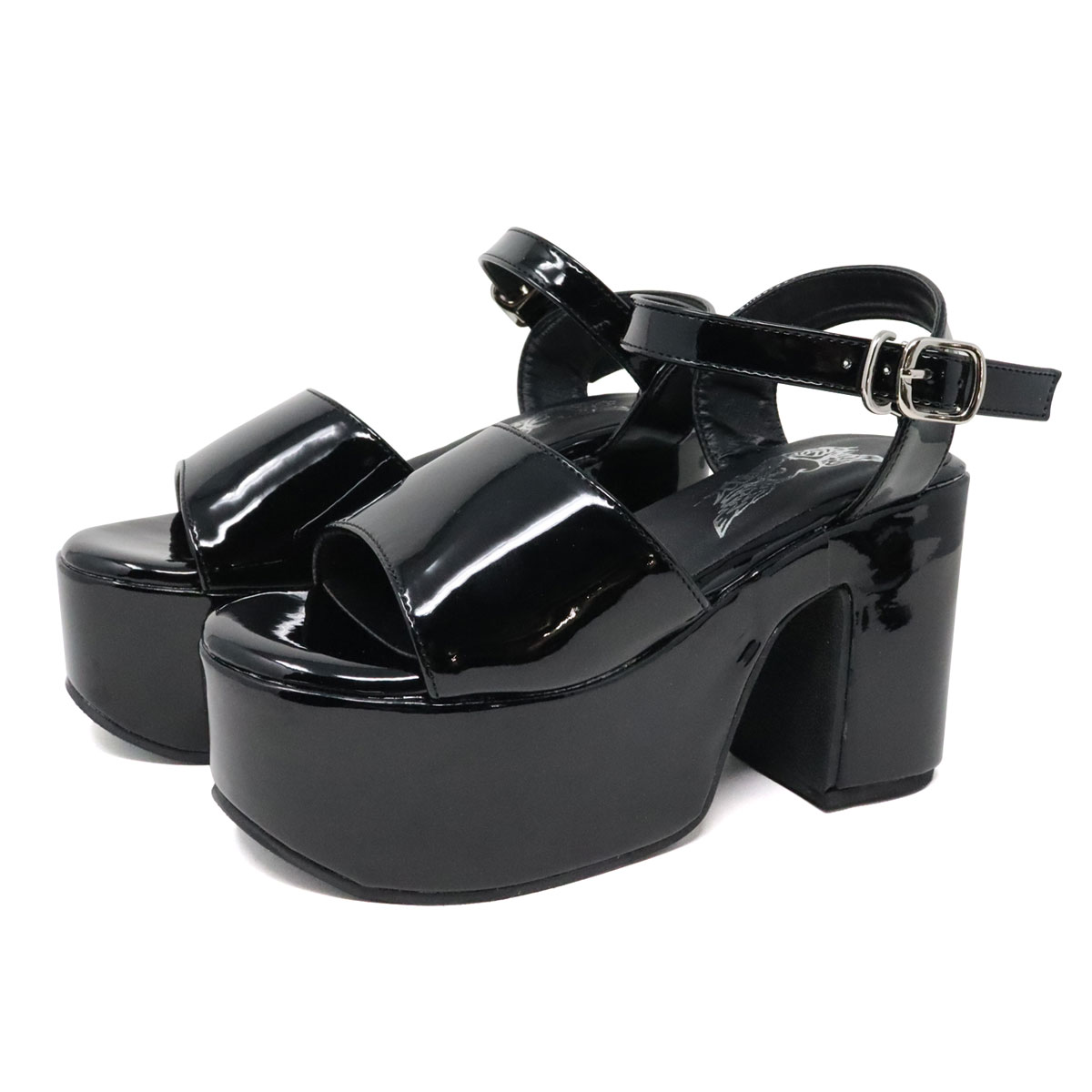 『美品』MBT サンダル Tストラップ シルバー 厚底 ダイエット 24 LOVEHUNTER 厚底ストラップサンダル レディース 10cmヒール 黒