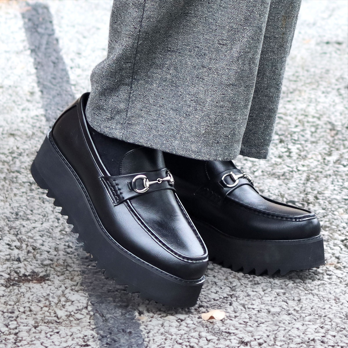 LOVEHUNTER（ラブハンター） ローファー メンズ カジュアル 厚底 6cm