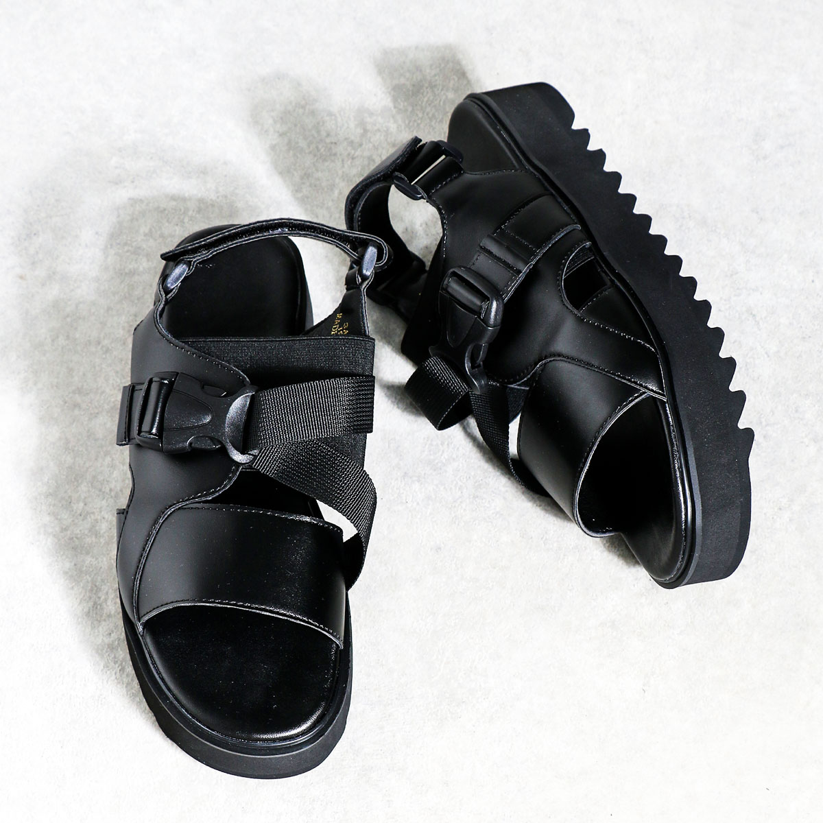 LOVEHUNTER（ラブハンター） サンダル メンズ 厚底 ベルト ストラップ