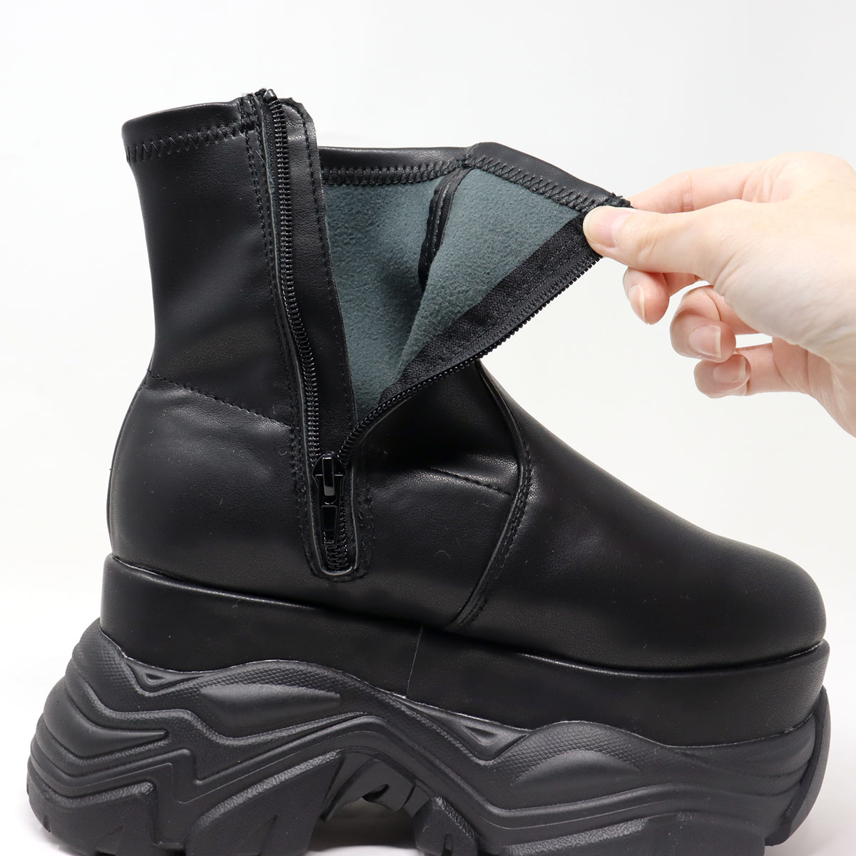 LOVEHUNTER（ラブハンター） ブーツ レディース ショート 厚底 9.5cm
