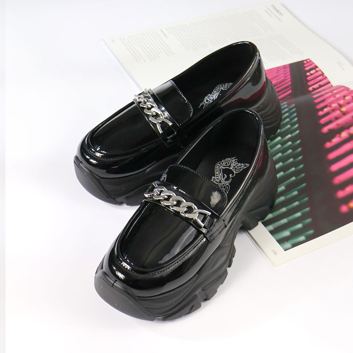 LOVEHUNTER（ラブハンター） ローファー レディース 厚底 6cm 軽量