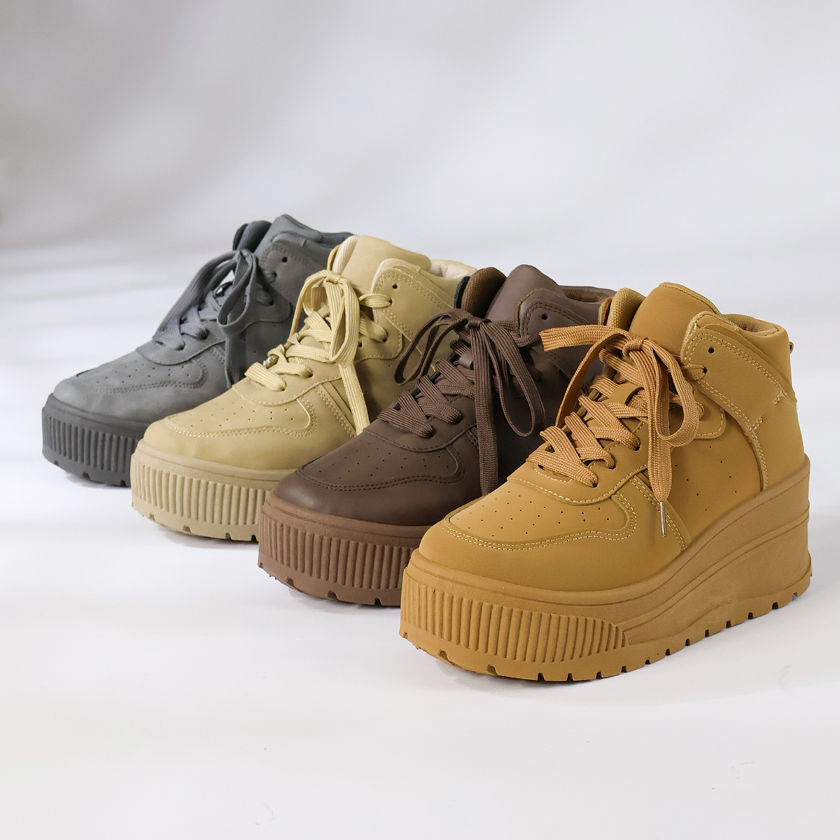 LOVEHUNTER（ラブハンター） スニーカー レディース 厚底 ハイカット