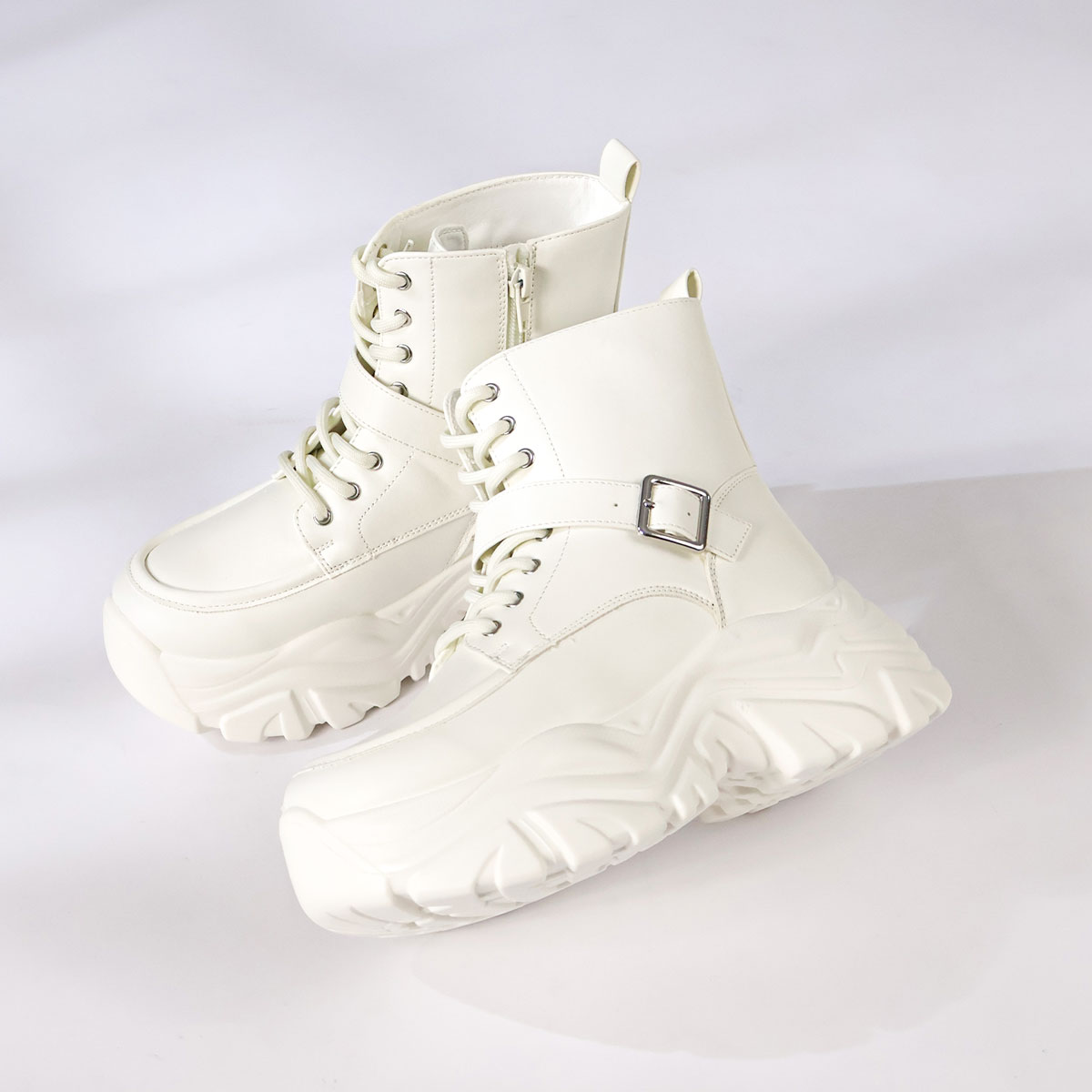 LOVEHUNTER（ラブハンター） ブーツ レディース 厚底 6cm 軽量