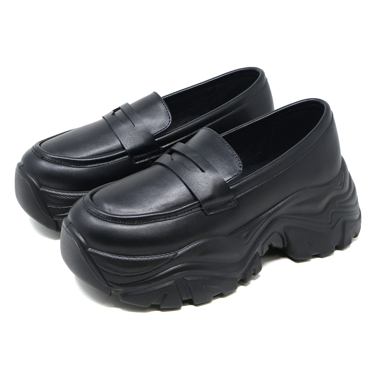 LOVEHUNTER（ラブハンター） ローファー レディース 厚底 6cm 軽量