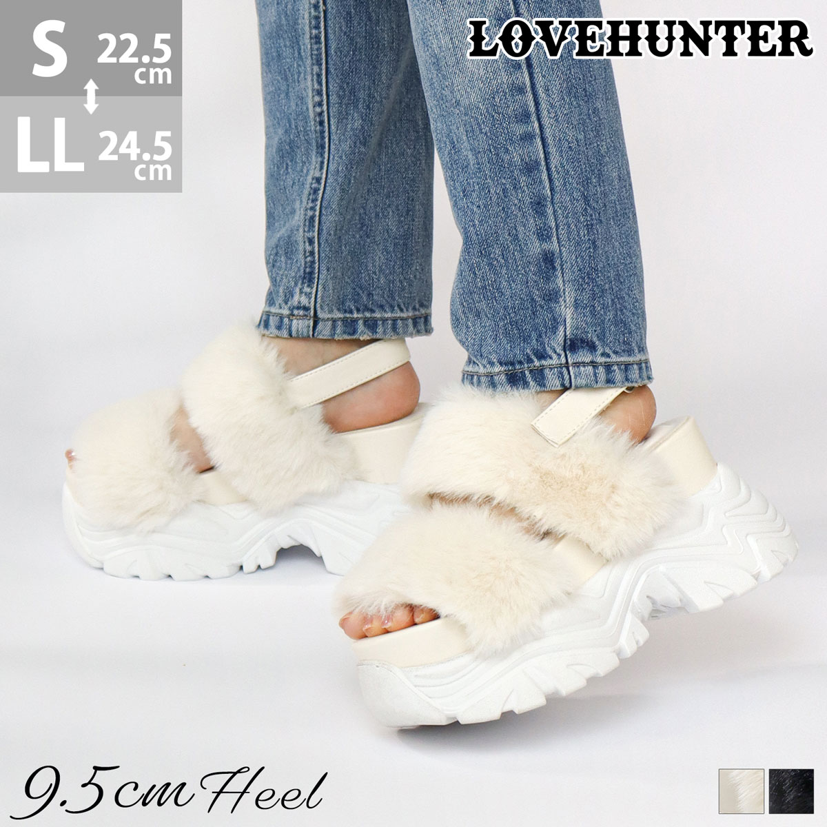 LOVEHUNTER（ラブハンター） サンダル レディース ハイヒール 9.5cm